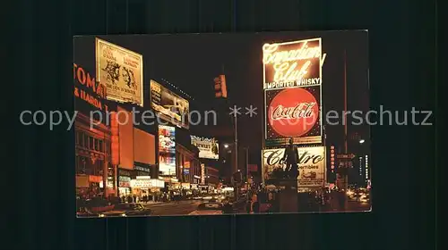 New York City Times Square at Night / New York /