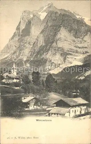 Wetterhorn Lauterbrunnen  Kat. Lauterbrunnen Wetterhorn