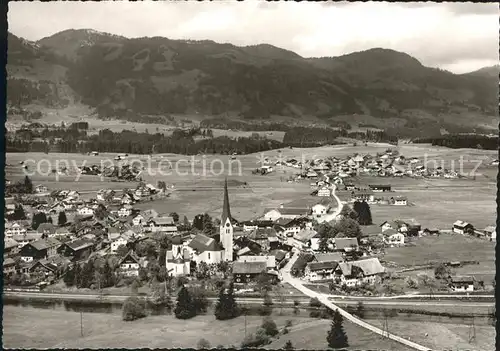 Fischen Allgaeu Stadtansicht Kat. Fischen i.Allgaeu