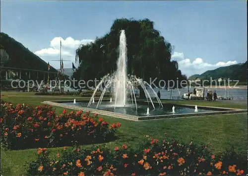 Andernach Rheinanlagen Springbrunnen Kat. Andernach