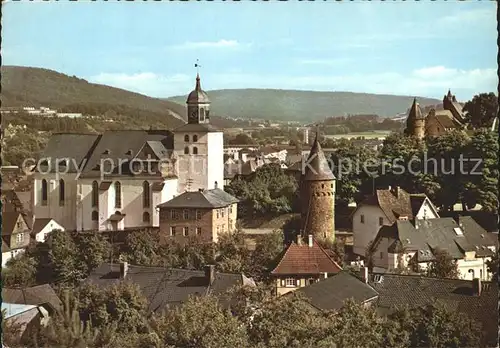 Herborn Hessen Schloss Buergerturm  Kat. Herborn