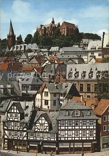 Marburg Lahn Altstadt Schloss  Kat. Marburg