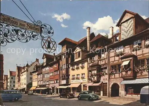 Lindau Bodensee Hauptstrasse Gasthaus Suenfzen Kat. Lindau (Bodensee)