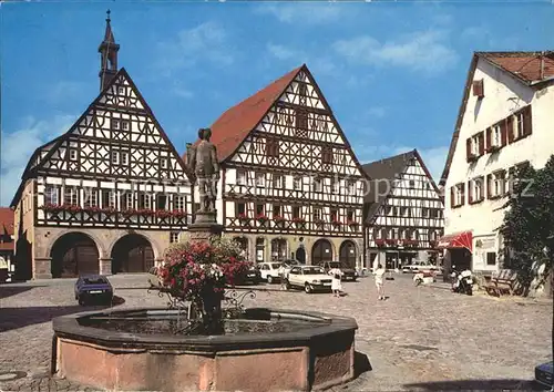 Dornstetten Wuerttemberg Brunnen Stadtplatz Kat. Dornstetten