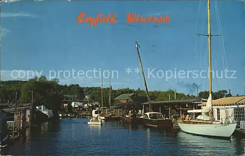 Bayfield Wisconsin Reiten Boat Yard Kat. Bayfield