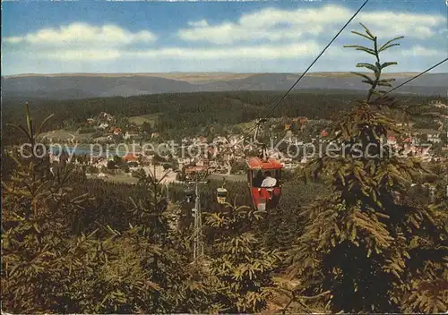 Hahnenklee Bockswiese Harz Kabienenseilbahn Kat. Goslar