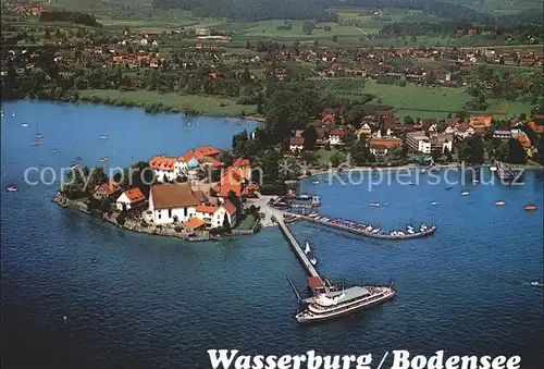 Wasserburg Bodensee Fliegeraufnahme Kat. Wasserburg (Bodensee)