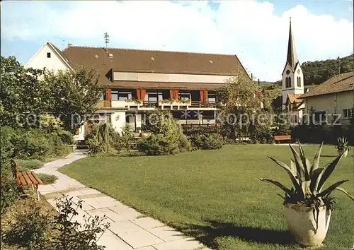 Bickensohl Hotel Weinstube Rebstock Kirche Kat. Vogtsburg im Kaiserstuhl