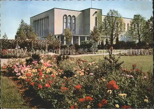 Bielefeld Oetkerhalle Blumenbeet Kat. Bielefeld