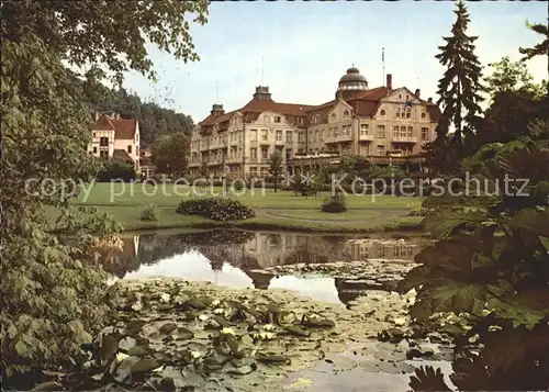 Bad Salzschlirf Hotel Badehof Seerosenteich Kat. Bad Salzschlirf