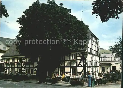 Oberkirchen Sauerland Gasthof Schuette Fachwerkhaus Luftkurort Kat. Schmallenberg