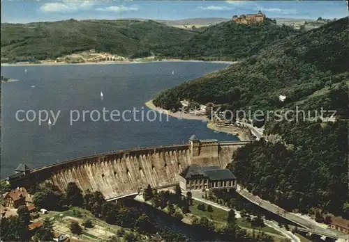 Waldeck Edersee Edertalsperre Sperrmauer Stausee Schloss