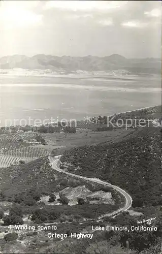 Lake Elsinore Ortego Highway Fliegeraufnahme Kat. Lake Elsinore