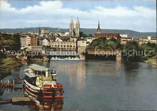 Kassel Blick von Hafenbruecke auf Stadt Kat. Kassel