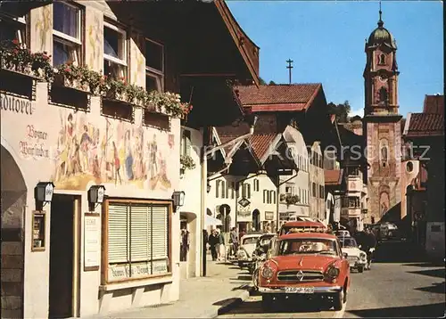 Mittenwald Bayern Obermarkt Kat. Mittenwald