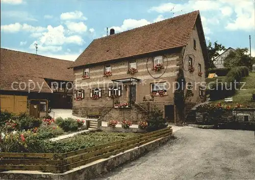 Reinhardsachsen Haus am Frankenbrunnen  Kat. Wallduern