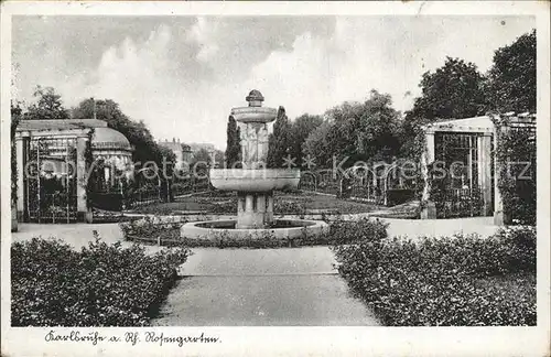 Karlsruhe Baden Rosengarten