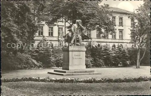 Zwickau Sachsen Robert Schumann Denkmal  Kat. Zwickau