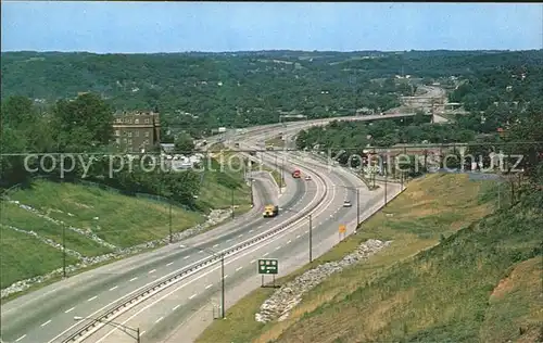 Zanesville Ohio Modern Expressway Interstate 70 Kat. Zanesville