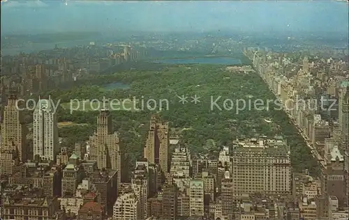 New York City Central Park Seen RCA Observatory  / New York /