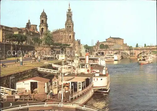 Dresden Dampferanlegestelle  Kat. Dresden Elbe