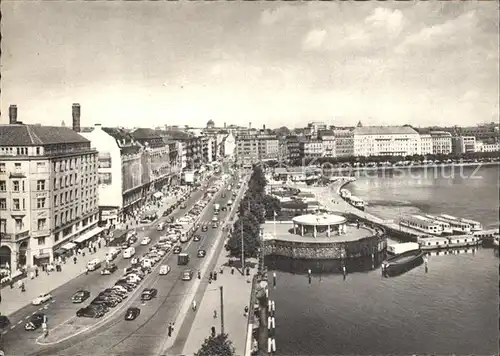 Hamburg Jungferstieg Bahnpost  Kat. Hamburg