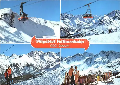 Fellhorn Skigebiet mit Lift Kat. Oberstdorf