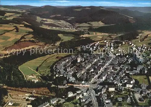 Winterberg Hochsauerland Fliegeraufnahme Kat. Winterberg