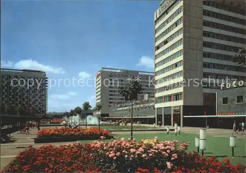 Dresden Prager Strasse mit Interhotels Bastei Koenigsstein und Newa Kat. Dresden Elbe