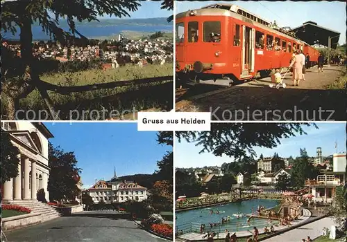 Heiden AR Rorschach  Heidenbahn Kirchplatz Hotel Krone Kat. Heiden