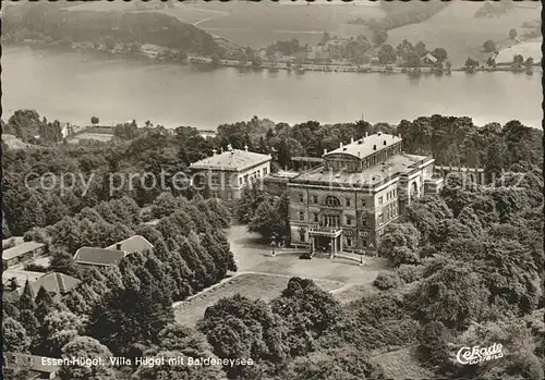 Huegel Essen Fliegeraufnahme Villa Huegel Baldeneysee Kat. Essen