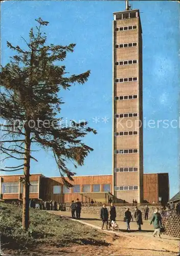 Oberwiesenthal Erzgebirge HOG Fichtelberghaus Aussichtsturm Kat. Oberwiesenthal