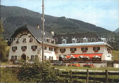 Weissbach Alpenstrasse Alpenhotel  Kat. Schneizlreuth