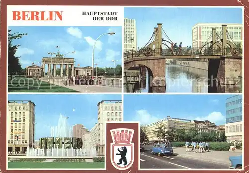 Berlin Jungfernbruecke Strausberger Platz  Kat. Berlin