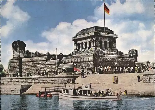 Koblenz Rhein Deutsches Eck  Kat. Koblenz