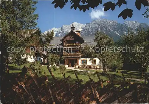 Ramsau Dachstein Steiermark Bauernhof Simonbauer  Kat. Ramsau am Dachstein