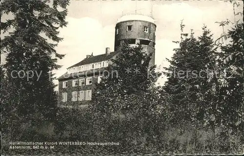 Winterberg Hochsauerland Astenturm Heilklimatischer Kurort Kat. Winterberg