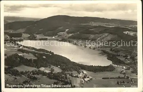 Titisee Schwarzwald Fliegeraufnahme Kat. Titisee Neustadt