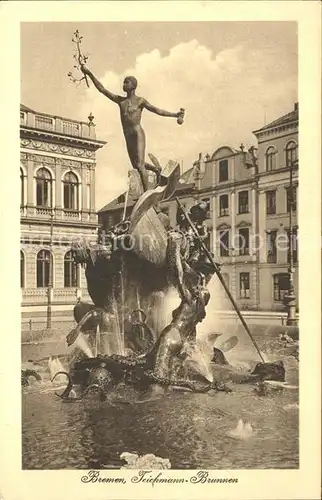 Bremen Teichmann Brunnen Kat. Bremen