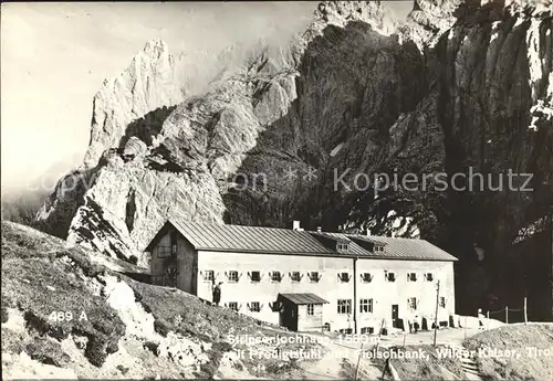 Stripsenjochhaus mit Predigtstuhl Fleischbank Wilder Kaiser Kat. Wildermieming