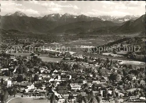 Bad Toelz Blick ins Isartal Alpenpanorama Kat. Bad Toelz