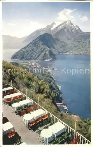 Fuerigen Blick von der Hotel Terrasse Kat. Fuerigen