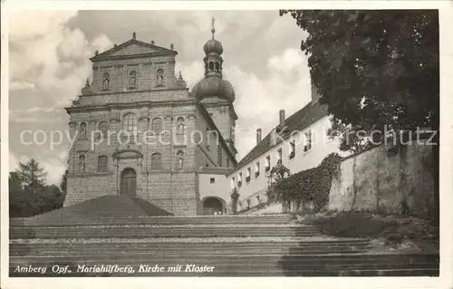 Amberg Oberpfalz Mariahilfberg Kirche Kloster Kat. Amberg