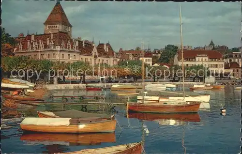 Ouchy Hafen Hotel Le Chateau Kat. Lausanne