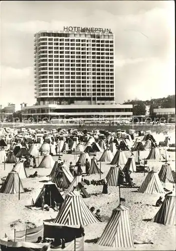 Rostock Mecklenburg Vorpommern Hotel Neptun Strand Kat. Rostock