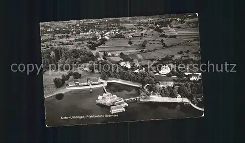 Uhldingen Muehlhofen Fliegeraufnahme Pfahlbauten Kat. Uhldingen Muehlhofen