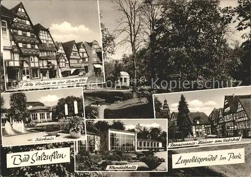 Bad Salzuflen Wandelhalle Lange Strasse Salzhof Kurhaus Kat. Bad Salzuflen