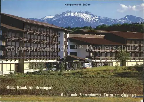 Prien Chiemsee Med Klinik St Irmingard Kampenwand Chiemgauer Alpen Kat. Prien a.Chiemsee