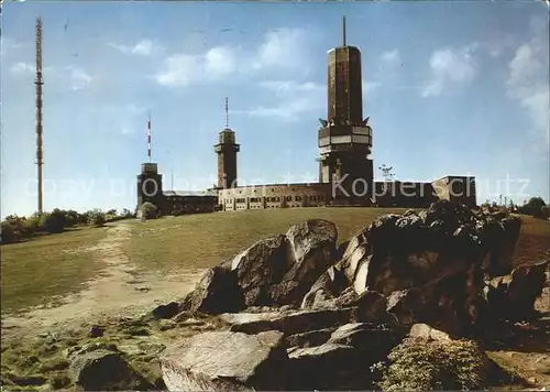 Feldberg Taunus Grosser Feldberg Fernsehturm UKW Sender Kat. Schmitten