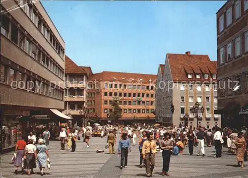 Nuernberg Fussgaengerzone Kat. Nuernberg